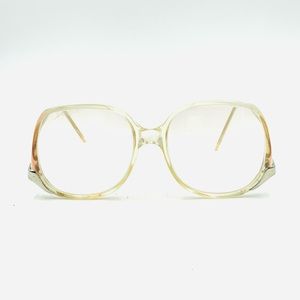 Vintage Louise Silver Oval Sunglasses Frames